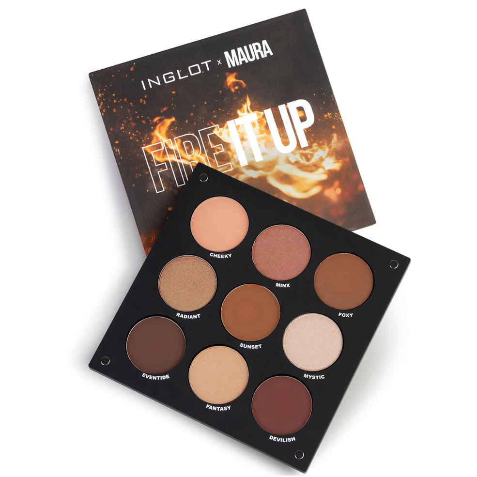 Inglot X Maura Fire It Up Eye Shadow Palette Image 1