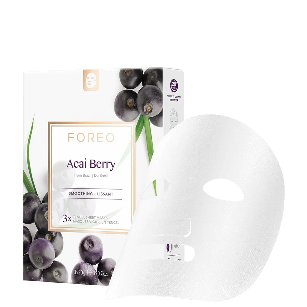 FOREO Acai Berry Firming Sheet Face Mask (3 Pack) Image 1