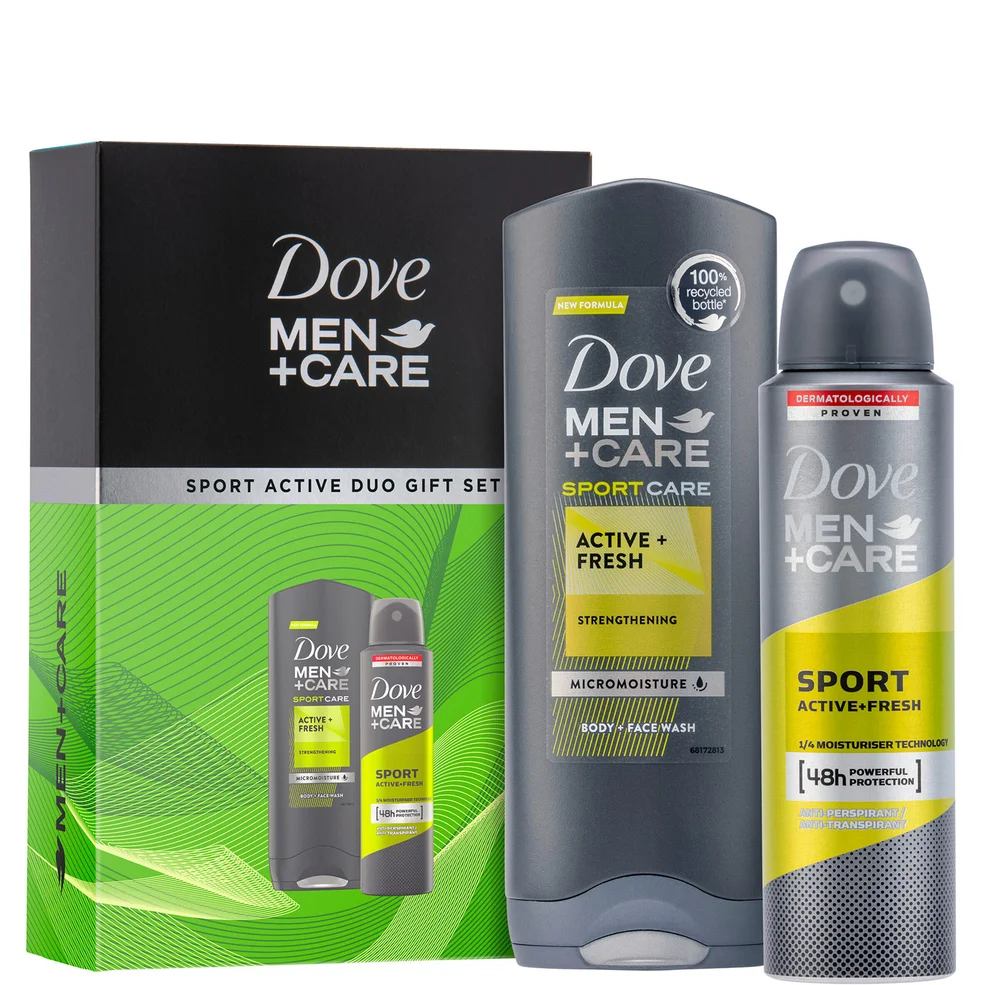 Dove Men+ Care Sports Active Duo Gift Set Image 1