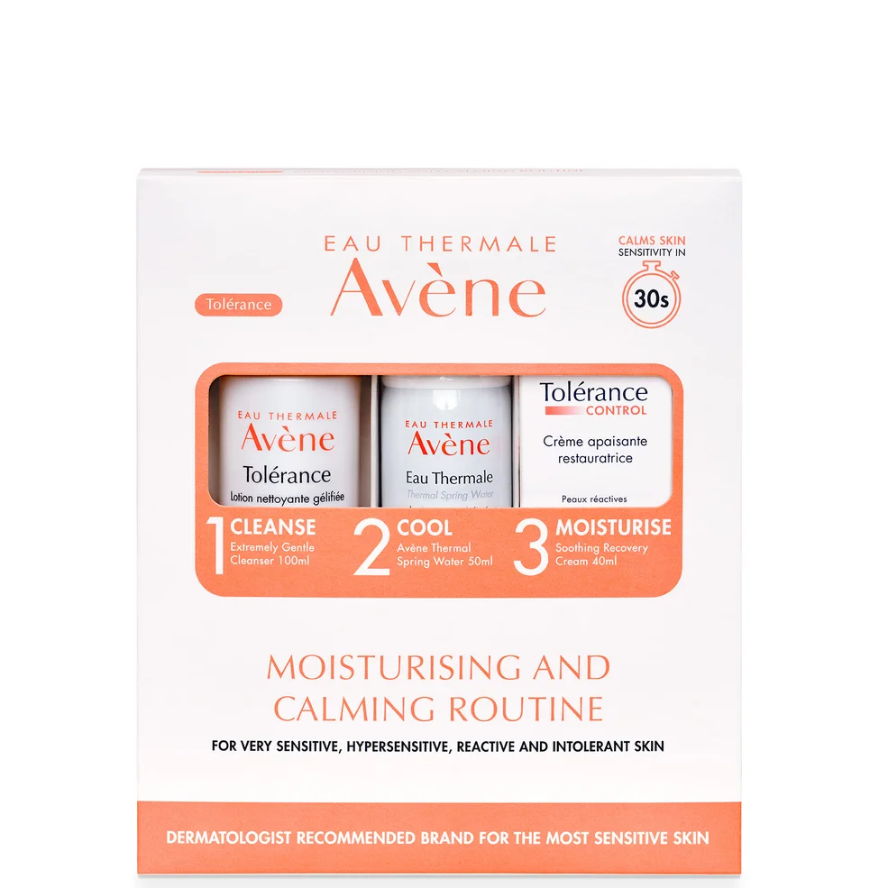 Avène Tolerance Moisturising and Calming 3-Step Routine Kit for Very Sensitive Skin Image 1