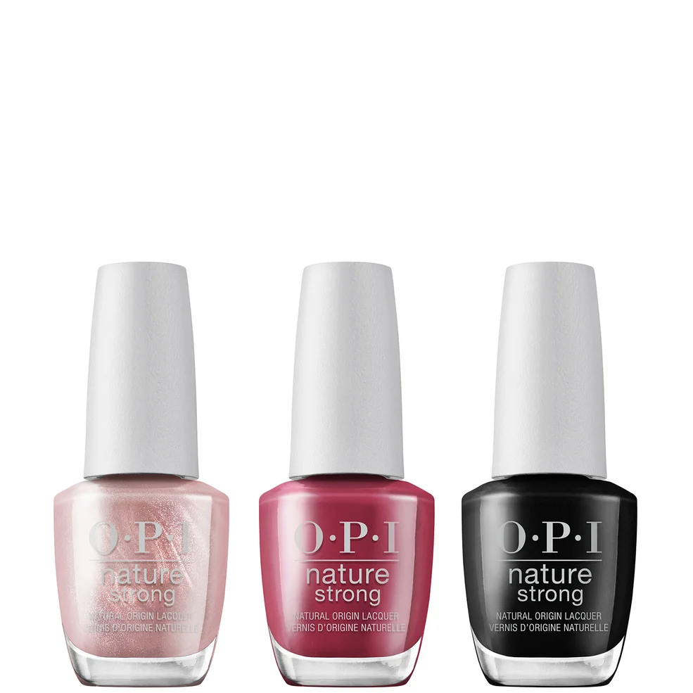 OPI Nature Strong Natural Vegan Nail Polish Trio (Various Colours) Image 1
