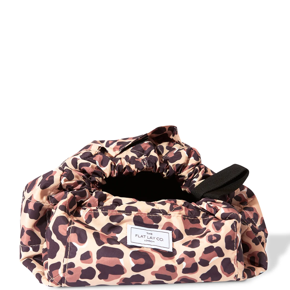 The Flat Lay Drawstring Bag Leopard Print LOOKFANTASTIC