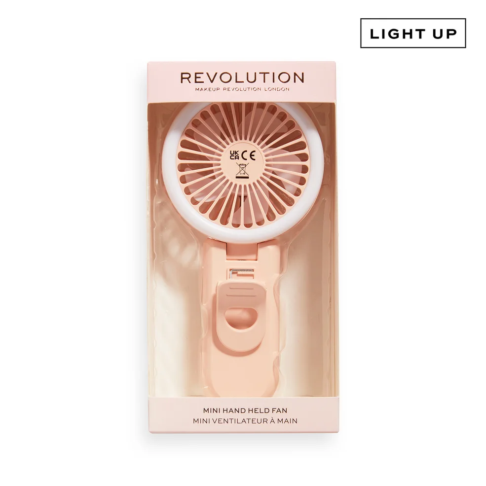 Fan Makeup Set Makeup Revolution Hand Held Electric Fan | LOOKFANTASTIC