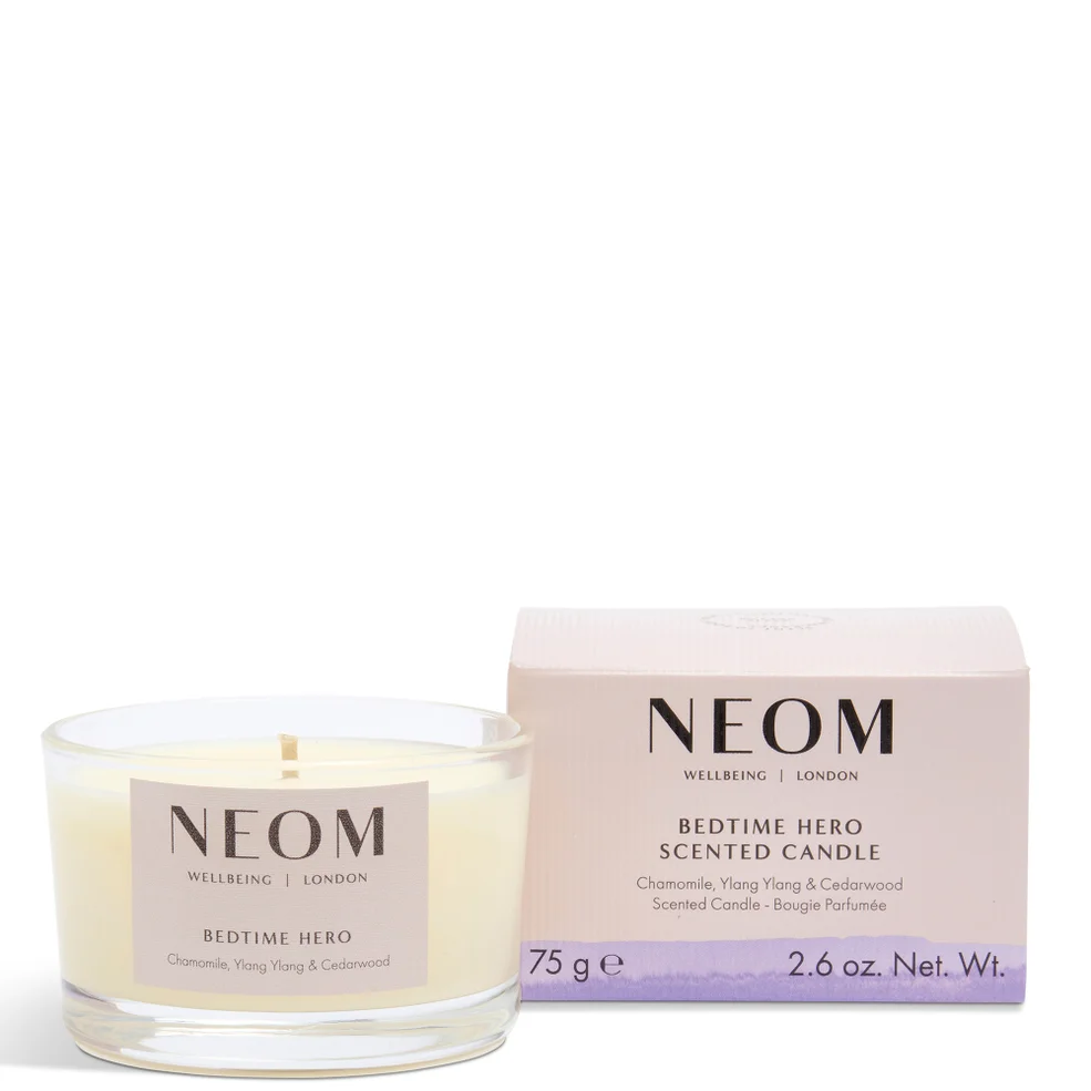 NEOM Bedtime Hero Travel Scented Candle 75g Image 1