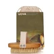 VOYA Exfoliating Body Brush and Organic Cotton Pouch