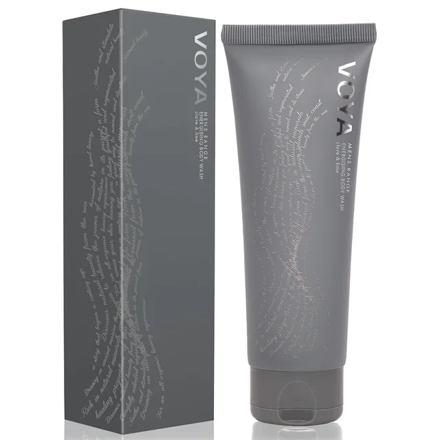 VOYA Men's Range Energising Body Wash - Clove & Lime (200ml)