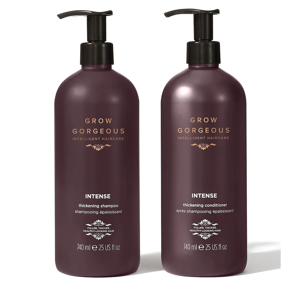 Grow Gorgeous Supersize Intense Thickening Shampoo and Conditioner Bundle Image 1
