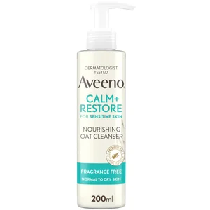 Aveeno Face Calm and Restore Nourishing Oat Cleanser 200ml - undefined undefined