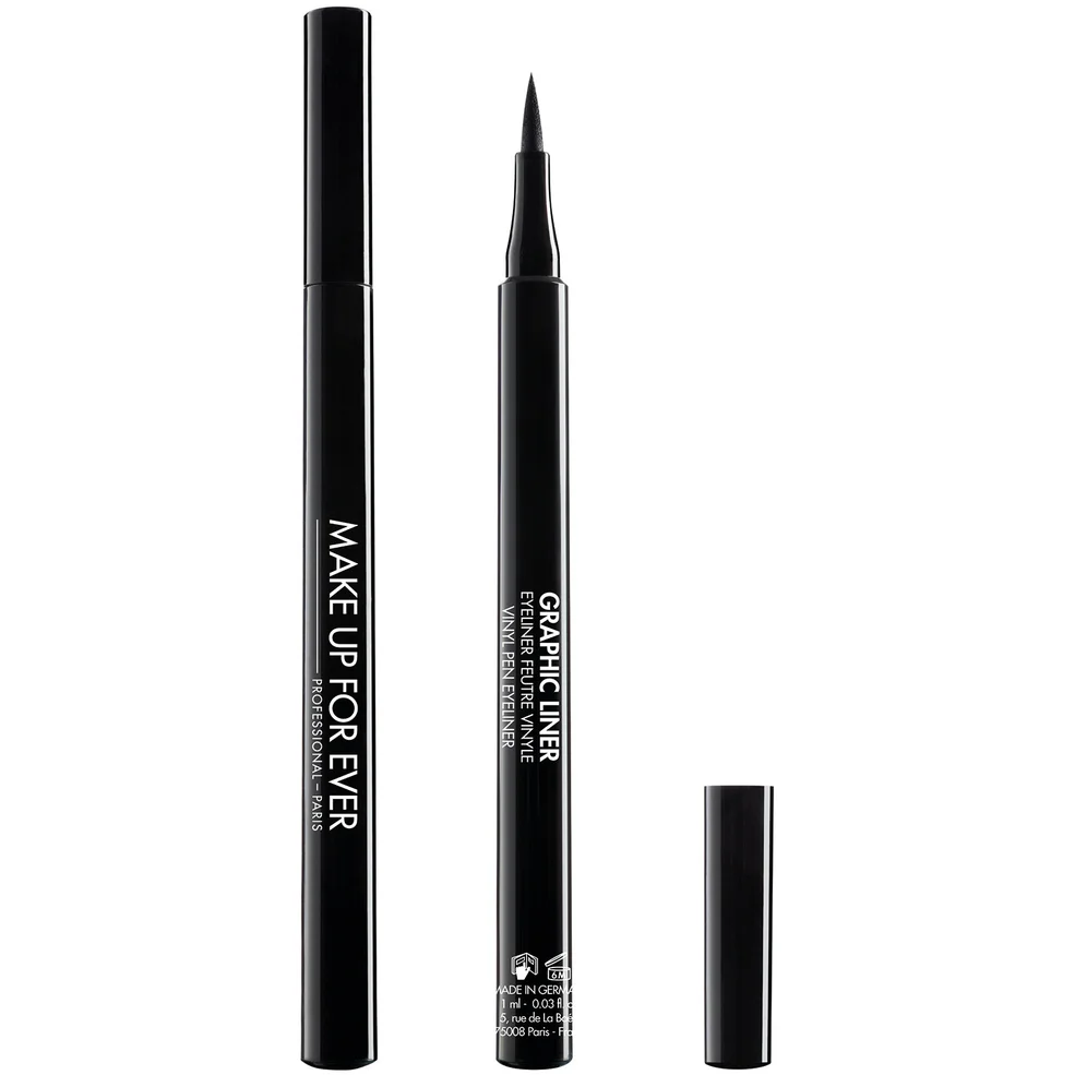 MAKE UP FOR EVER graphic Liner 1ml - Bright Black Image 1