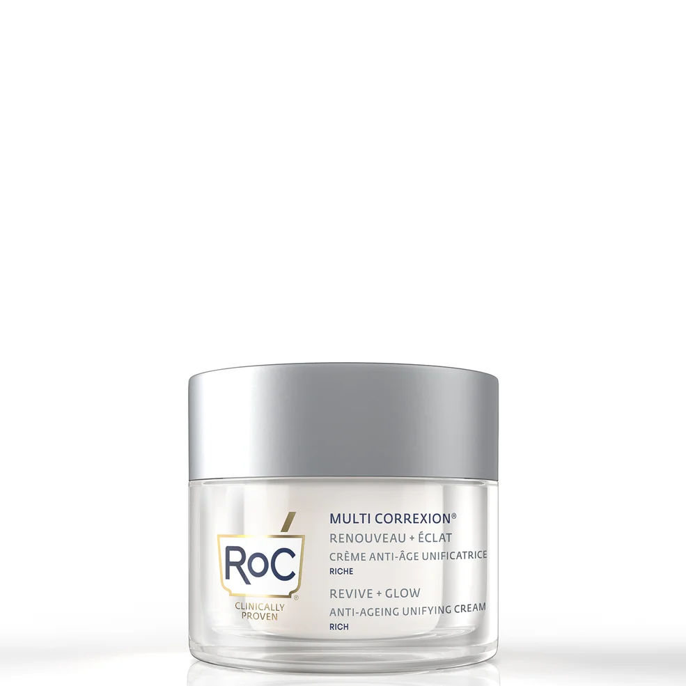 RoC Multi Correxion Revive and Glow Anti-Ageing Unifying Cream Rich 50ml Image 1