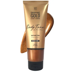 SOSU Dripping Gold Bodytune Shimmer 125ml (Various Colours) - Colour Medium-Dark
