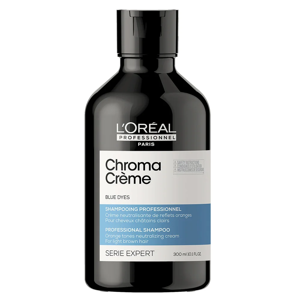 L'Oréal Professionnel Paris Chroma Crème Orange-Tones Neutralizing Cream Shampoo - Light To Medium Brown Hair 300ml Image 1