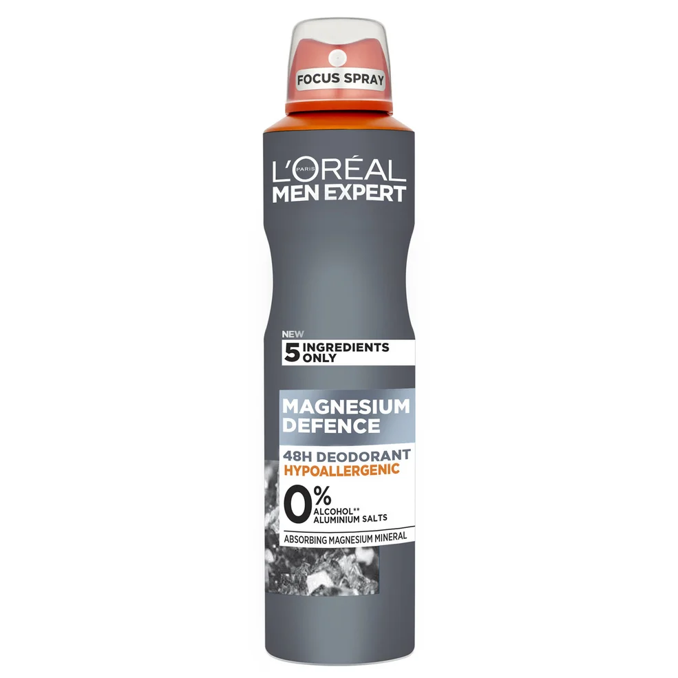 L'Oréal Paris Men Expert Hypoallergenic Deodorant 48 Hour Protection 250ml Image 1