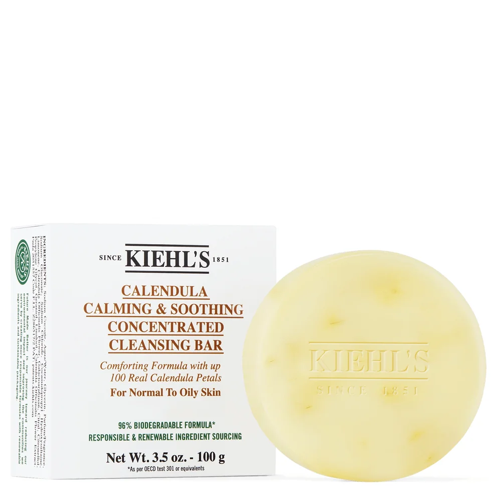 Kiehl's Calendula Calming and Soothing Concentrated Cleansing Bar 100g Image 1