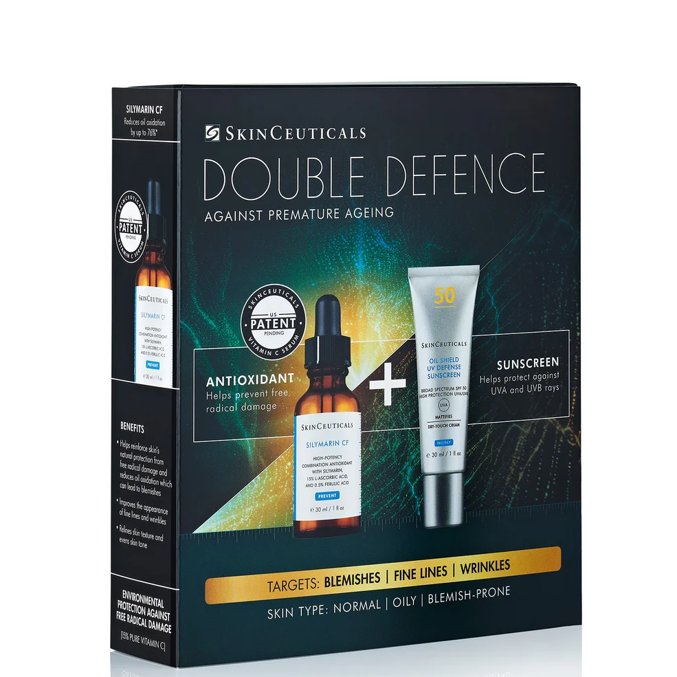 SkinCeuticals Double Defence Silymarin CF Kit for Oily/Blemish-Prone Skin Image 1