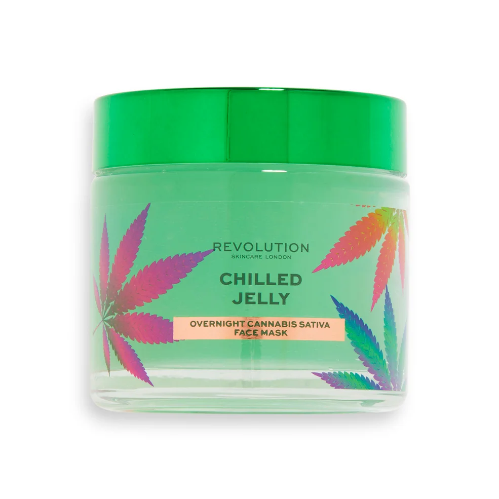 Revolution Skincare Good Vibes Chilled Jelly Cannabis Sativa Overnight Mask Image 1