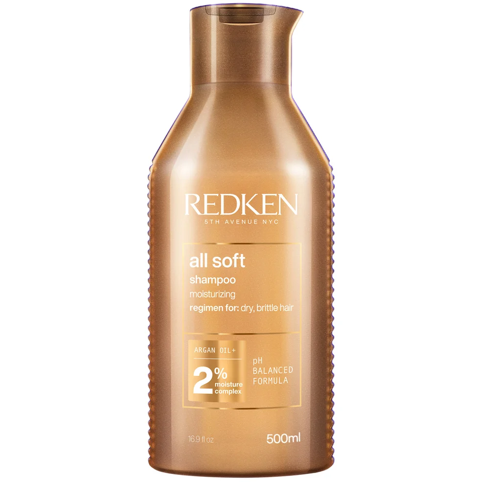 Redken All Soft Shampoo For Dry, Brittle Hair 500ml Image 1
