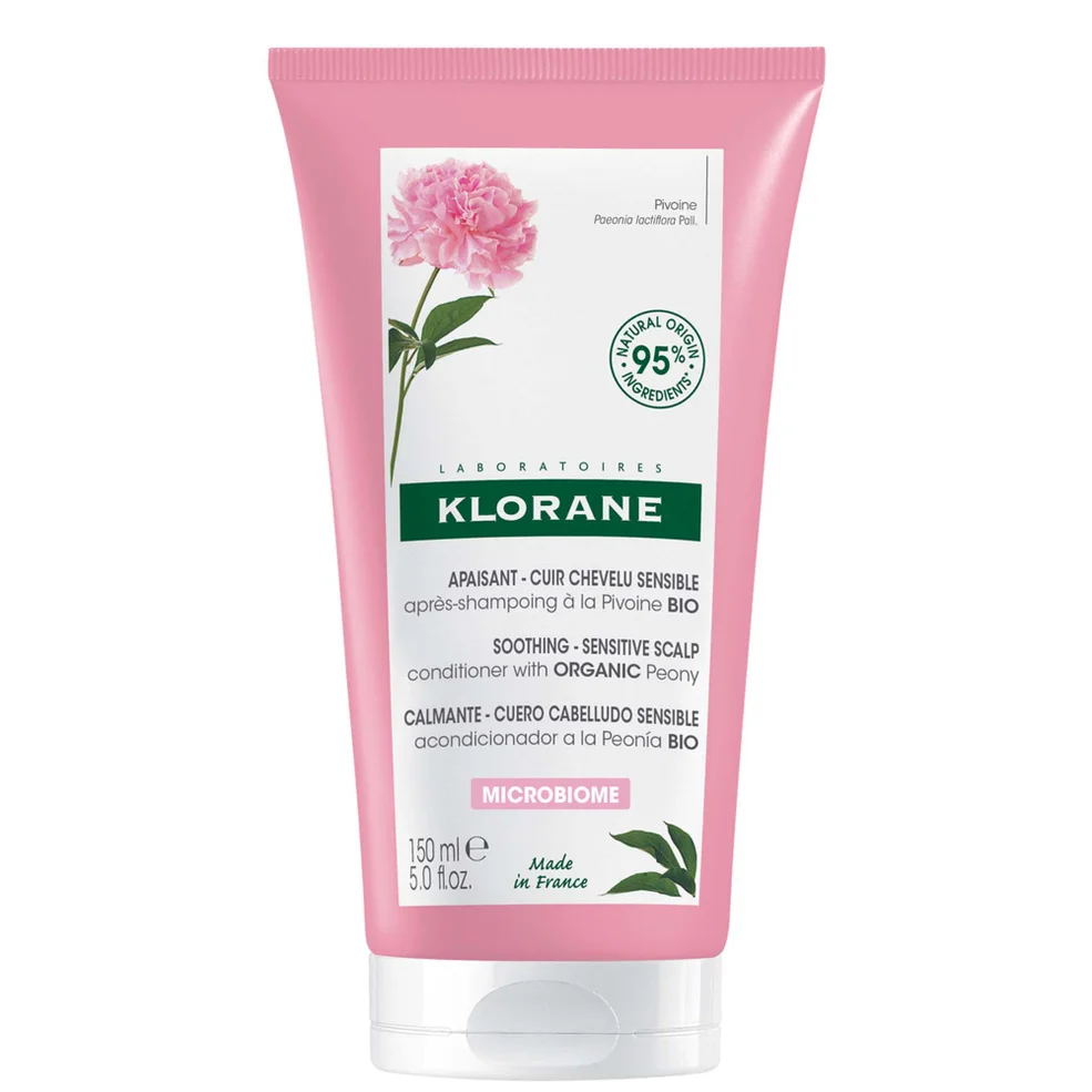 KLORANE Soothing Conditioner with Organic Peony for Sensitive Scalps 150ml Image 1
