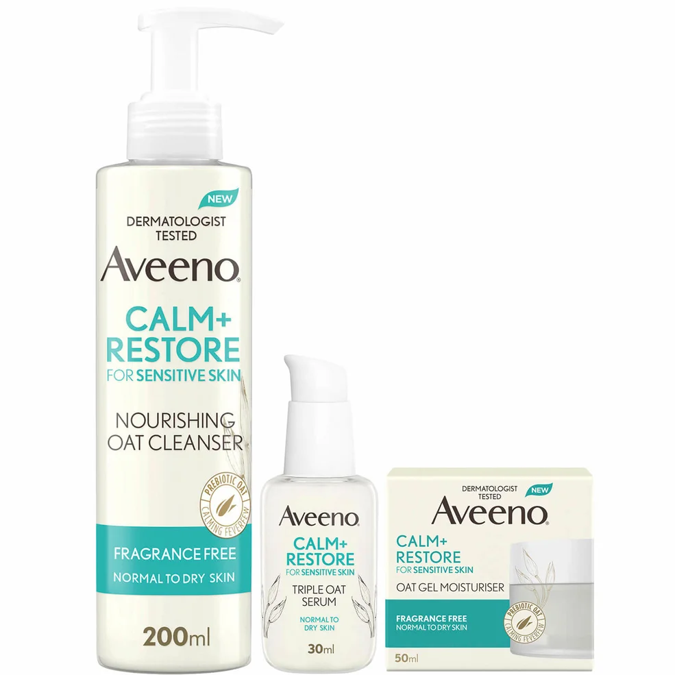 Aveeno Face 3-Step Routine Bundle for Sensitive Skin Image 1