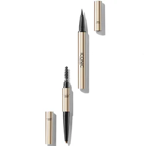 ICONIC London Triple Precision Brow Definer 0.33g (Various Colours) - Shade Black Brown
