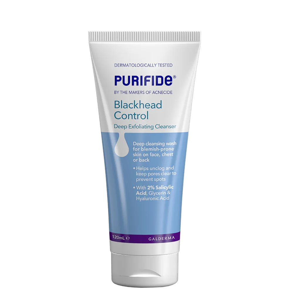 PURIFIDE by Acnecide Blackhead Control Deep Exfoliating Cleanser 120ml Image 1