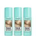 L’Oréal Paris Magic Retouch Dark Blonde Root Concealer Spray Trio Bundle