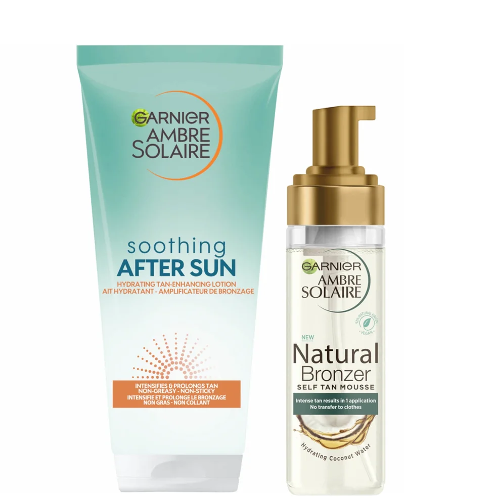 Garnier Ambre Self Tan Mousse and After Sun Tan Maintainer Bundle Image 1