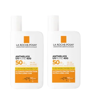La Roche-Posay Anthelios UVMune 400 Invisible Fluid SPF50+ Sun Cream Duo - undefined undefined