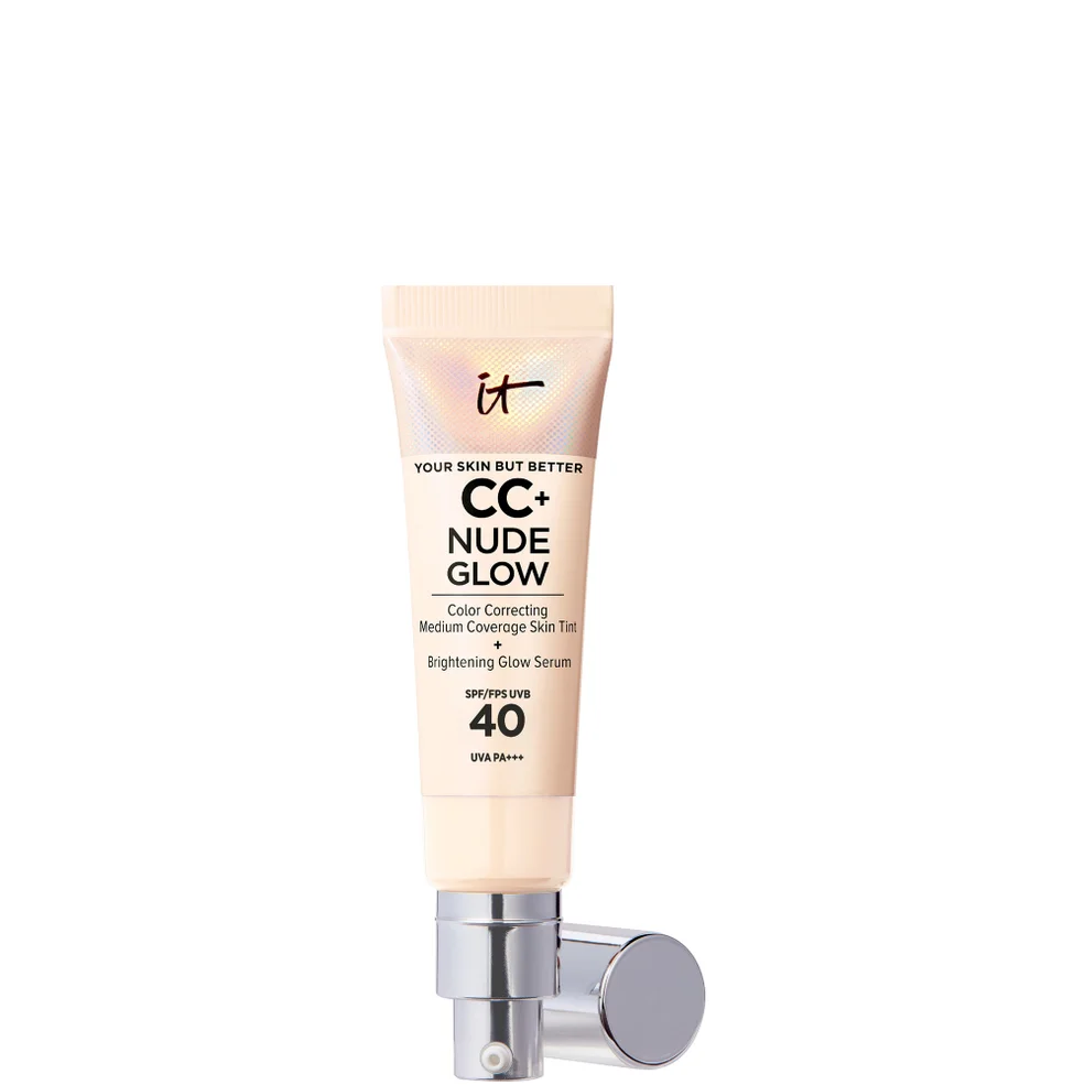 IT Cosmetics CC+ and Nude Glow Lightweight Foundation and Glow Serum with SPF40 32ml (Various Shades) Image 1