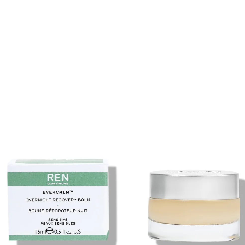 REN Clean Skincare Evercalm Overnight Recovery Balm 15ml Image 1