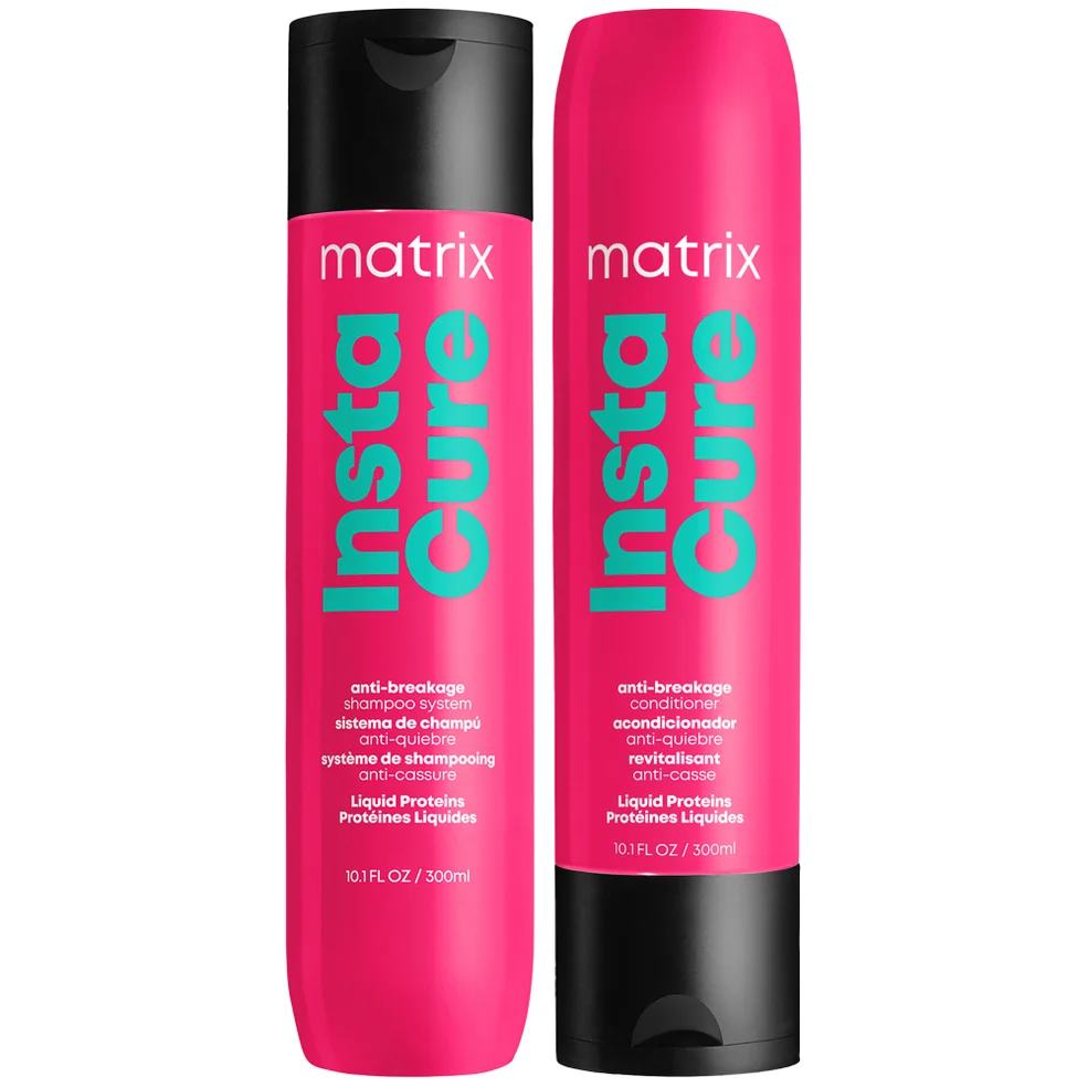 Matrix Total Results InstaCure Anti-Breakage Shampoo and Conditioner 300ml Duo for Damaged Hair Image 1
