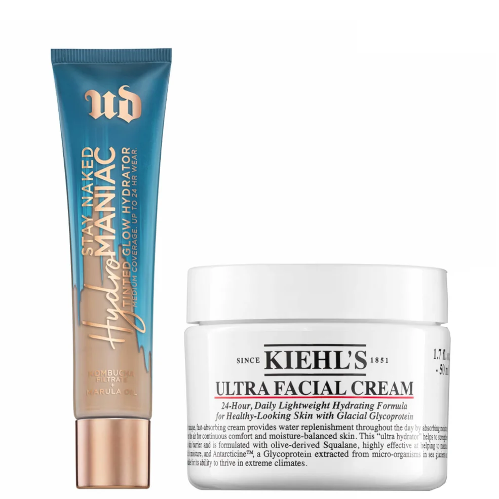 Urban Decay Hydromaniac Tinted Glow x Kiehl's Ultra Facial Cream 50ml Bundle (Various Shades) Image 1