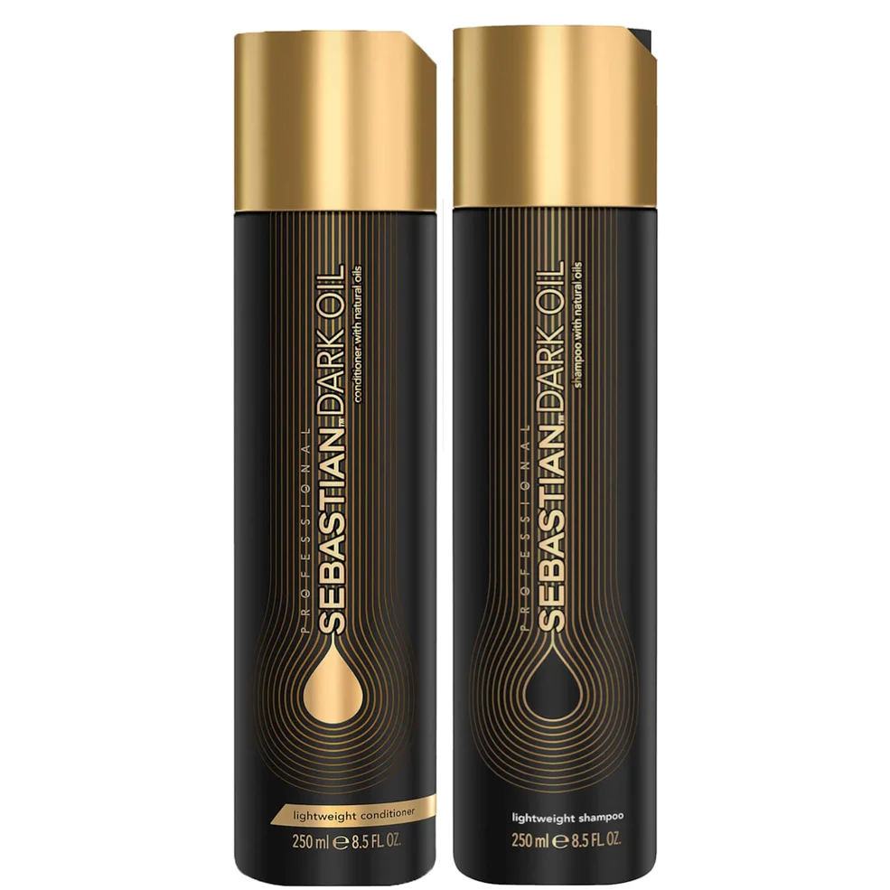 Sebastian Professional Dark Oil Shampoo and Conditioner Regime Bundle Image 1