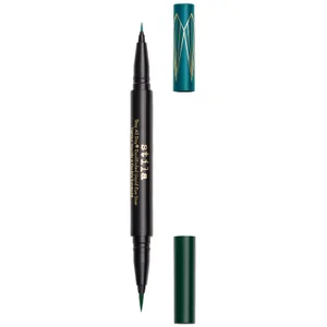 Stila Stay All Day Dual-Ended Liquid Eye Liner 4.5ml (Various Shades) - Shade Teal/Intense Jade