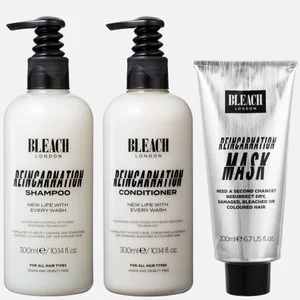 Bleach Reincarnation Shampoo and Conditioner 300ml Bundle with 200ml Reincarnation Mask - undefined undefined