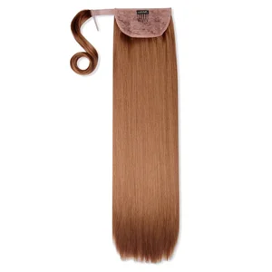 LullaBellz Grande 26" Straight Wrap Around Pony (Various Shades) - Colour Mixed Auburn