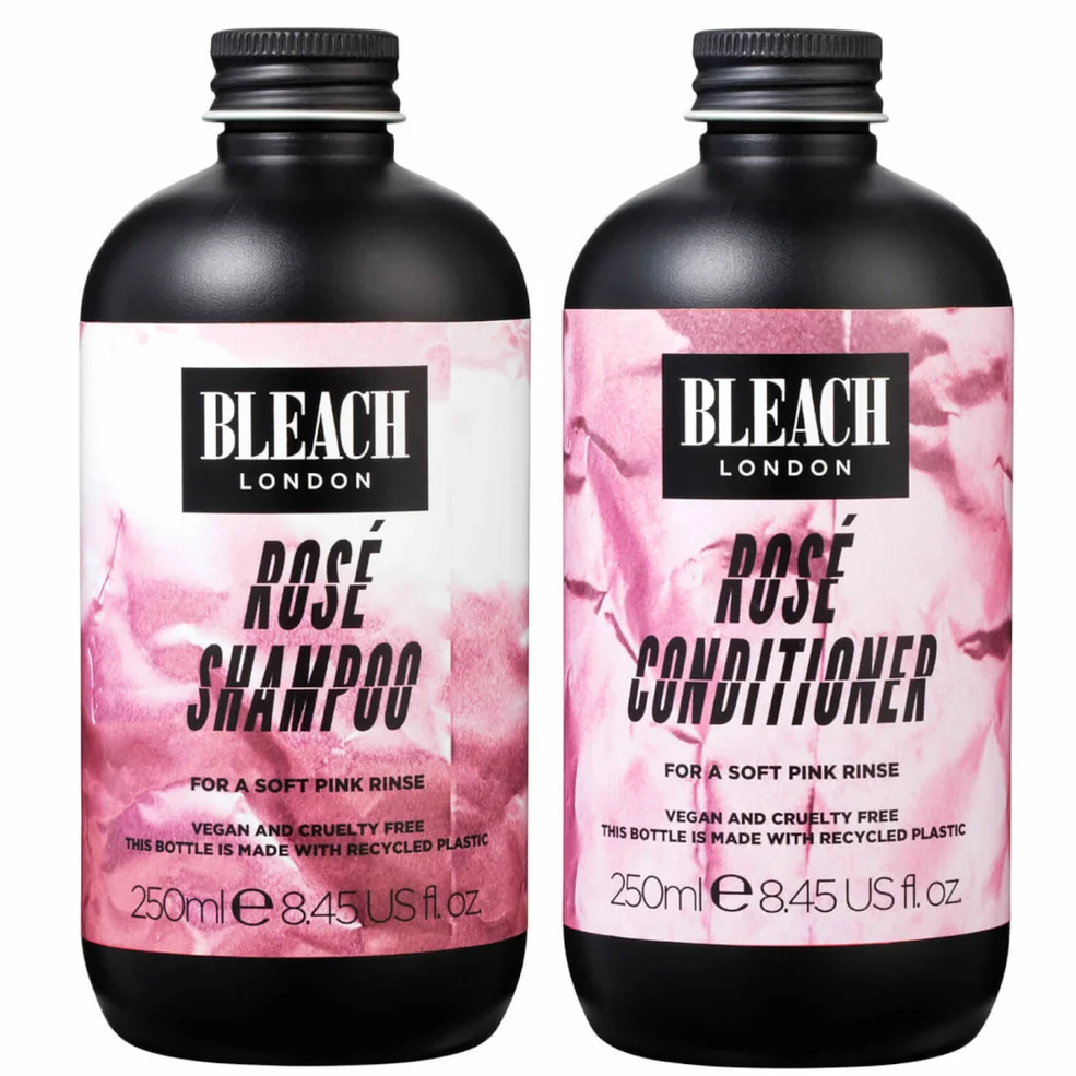 BLEACH LONDON Rose Shampoo and Conditioner Duo Image 1