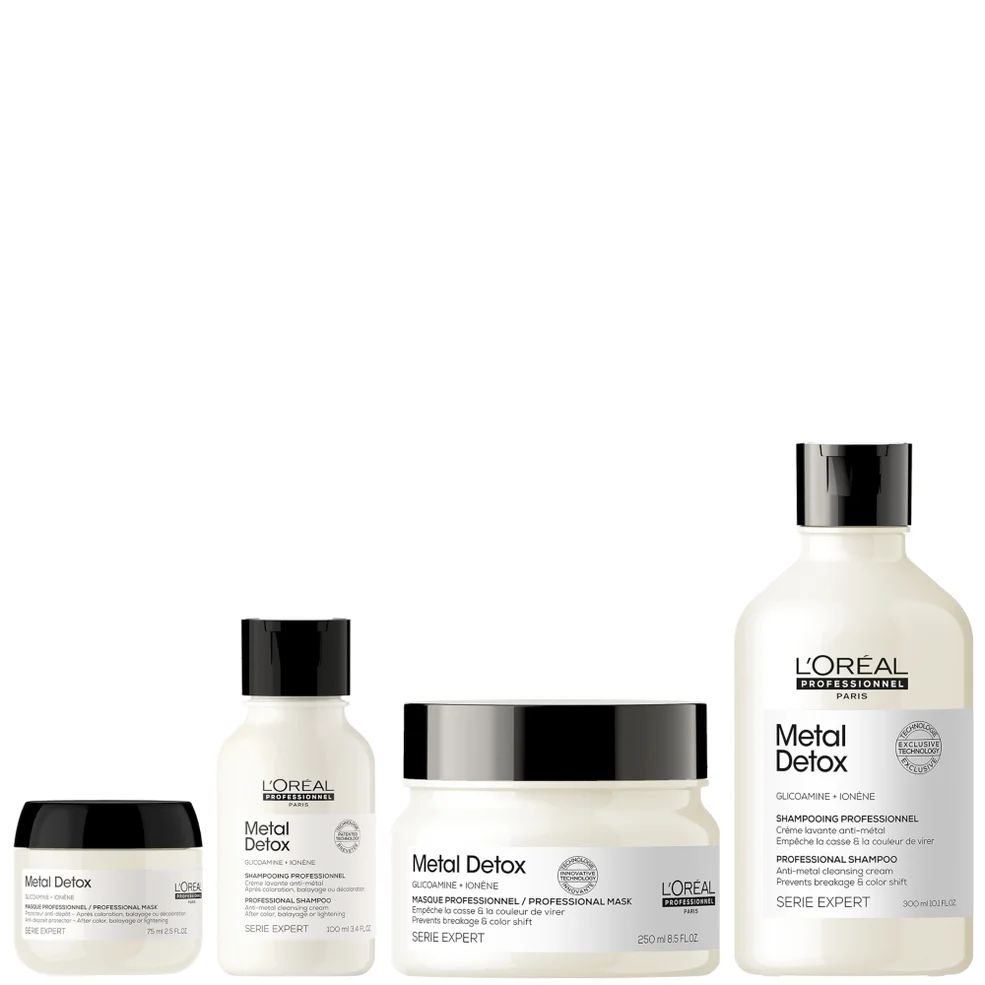 L'Oreal Professionel Metal Detox Shampoo and Masque Bundle Image 1