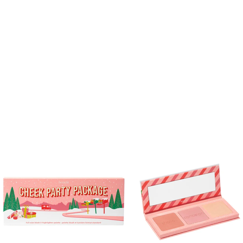 benefit Cheek Party Package Blusher and Highlighter Cheek Palette Image 1