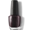 OPI Nail Lacquer Shimmery Black Nail Polish - My Private Jet 15ml