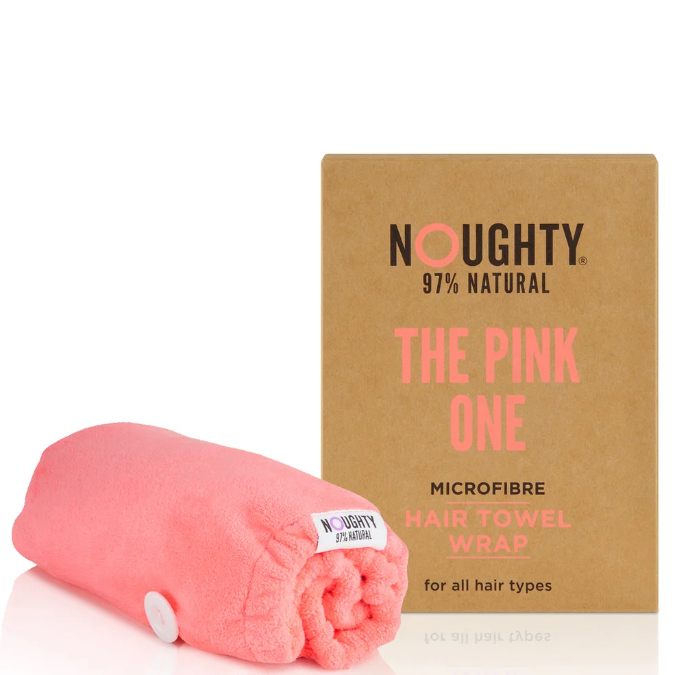 Noughty Hair Towel Pink Image 1