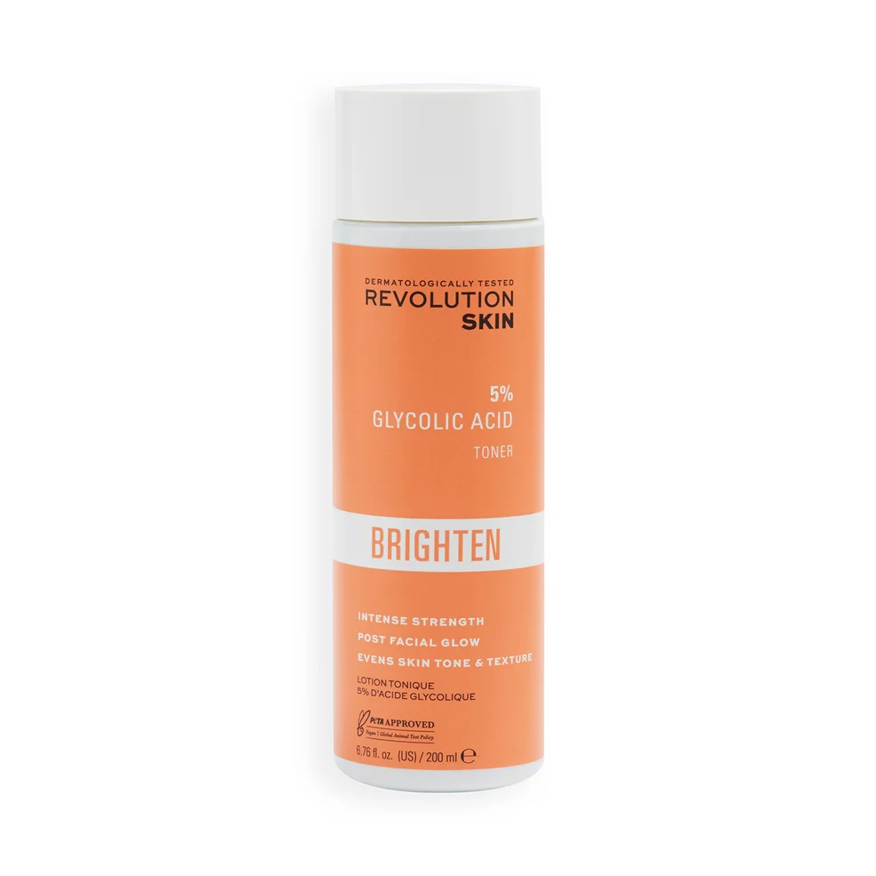 Revolution Skincare 5% Glycolic Acid Toner 200ml Image 1