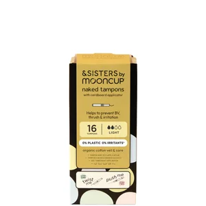 Mooncup Eco-Applicator Tampons - Light (16 pack) - Option Light (16 pack)