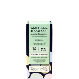 Mooncup Eco-Applicator Tampons - Medium (14 pack) - Option Medium (14 pack)