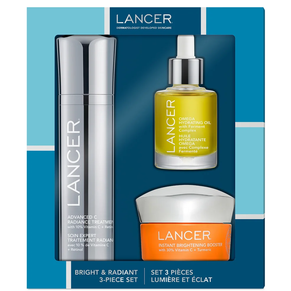 Lancer Set Lancer Skincare Bright and Radiant 3 Piece Set | LOOKFANTASTIC