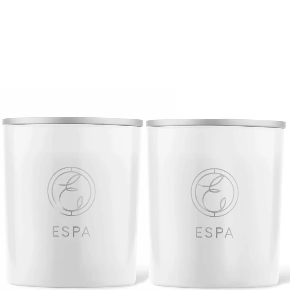 ESPA Uplift and Restore Aromatherapy Candle Duo Image 1