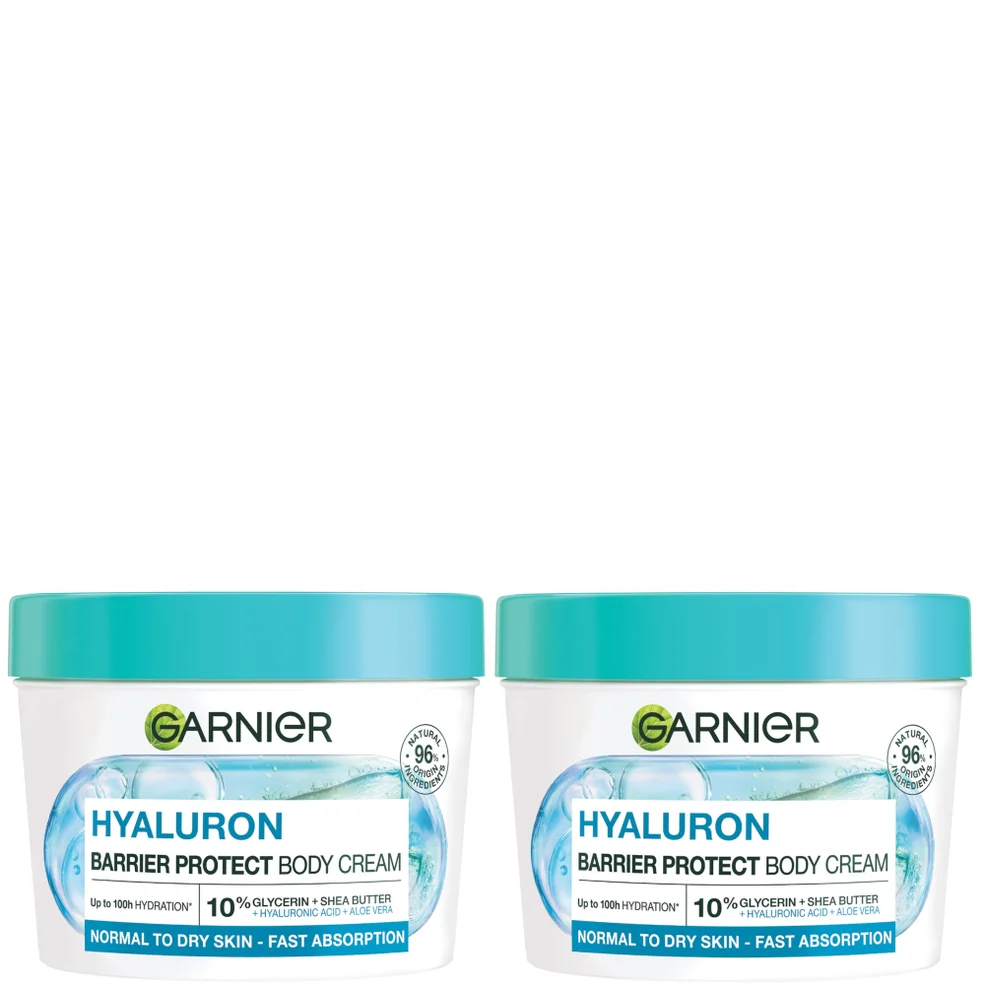 Garnier Body Superfood, Moisturising and Soothing Body Cream, With Aloe Vera and Magnesium, Body Cream for Normal to Dry Skin Duo Image 1