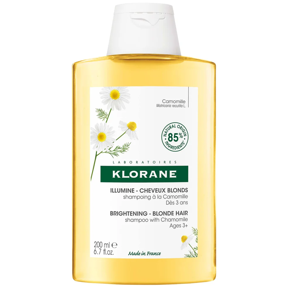 KLORANE Brightening Shampoo with Chamomile for Blonde Hair 200ml Image 1