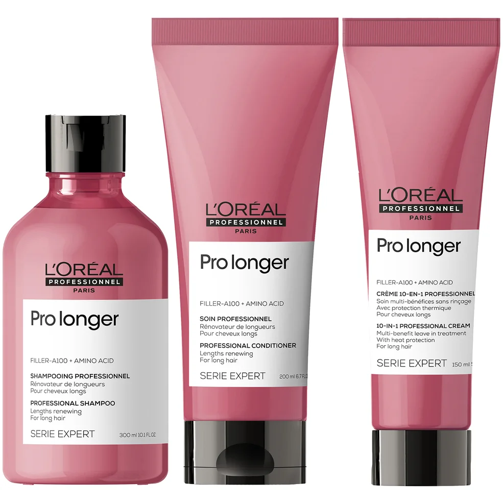 L'Oréal Professionnel Pro Longer Shampoo, Conditioner and Cream Trio Image 1