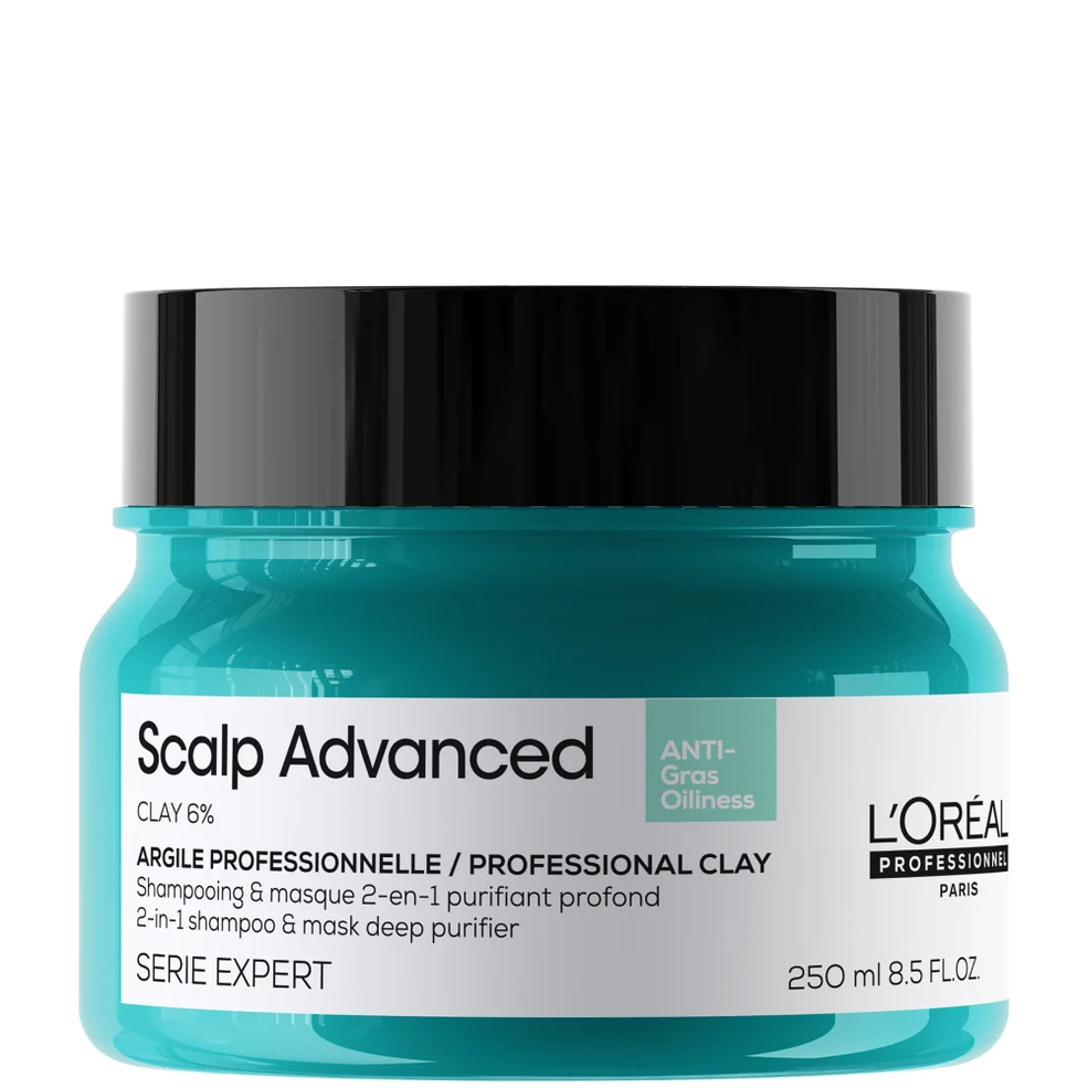 L'Oréal Professionnel Serié Expert Scalp Advanced Anti-Oiliness 2-in-1 Deep Purifier Clay Hair Mask 250ml Image 1